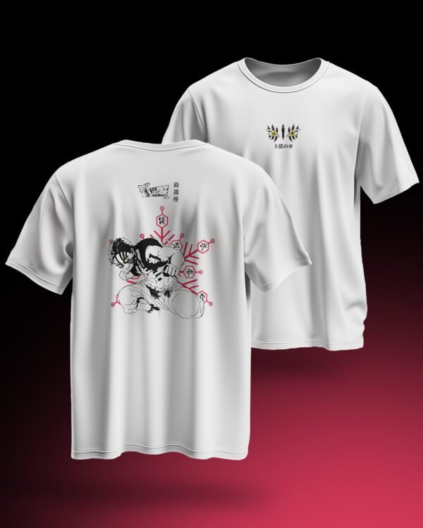 Remera Akaza - Kimetsu Collection - Imagen 2
