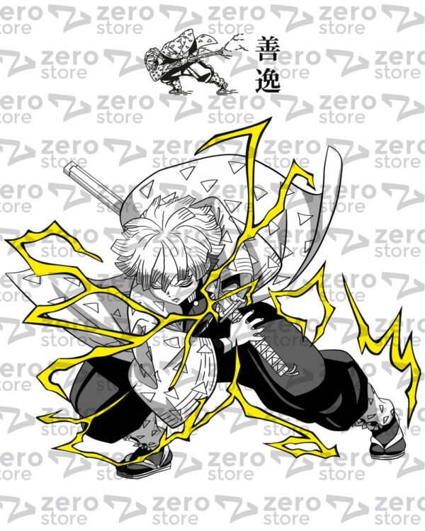 Remera Zenitsu Agatsuma - Kimetsu Collection - Imagen 3